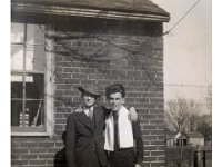 1946045015 Raymond Hagberg, Donald DeClerck,  - Return from Navy - 1428-15th Ave East Moline IL
