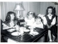 1949055030 Mary Ann, Donna, Robert, and Jeannie DeClerck - East Moline IL