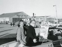 1960101004A Larry Hagberg and Dennis Surgeis - J F Kennedy at Moline IL Airport