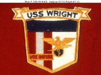 1963099507 USS Wright CC-2 Insignia