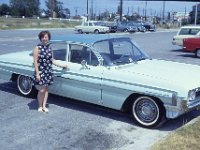 1968077001 Betty Hagberg with our 1962 Oldsmobile Dynamic 55 at Hampton Roads - Virginia