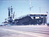 1968 10 01 USS Wright (CC-2) Docked at Norfolk Naval Station - Norfok VA