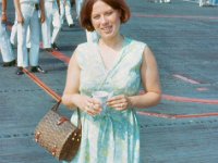 1969 08 04 Betty Hagberg - USS Wright : Betty Hagberg