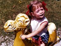 1972081000c Darla Hagberg - Childrens Zoo - Davenport IA : Davenport, IA, Children's Zoo : Betty Hagberg,Darla Hagberg