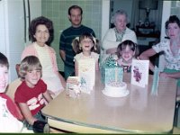 1975001024 Darrel-Betty-Darla Hagberg Family Photos - East Moline IL : East Moline, IL, Birthday : Helen DeClerck,Angela Hagberg