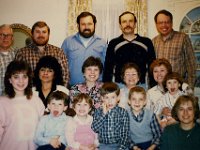 1986129115a Irvin and Lorraine McLaughlin Familiy - Christmas Day - Moline IL : Betty Hagberg