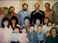 1986129115b with Boarder - Irvin and Lorraine McLaughlin Familiy - Christmas Day - Moline IL