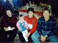 1991 12 03 Christmas with Laura Hagberg and Danny Hagberg's Family