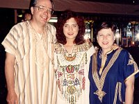 1992 07 Darrel, Darla, & Betty Hagberg-Egypt
