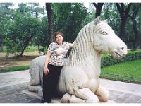 2001 06 j47 Darla - Ming Tombs - Beijing : Darla Hagberg