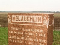 2003040026a Grave Marker of Charles Blake McLaughlin & Clari