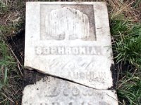 2003040027a  Grave Maker of Sophronia Weber McLaughlin - Fir