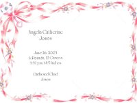 2003 07 01a  Angela Birth Announcement : Betty Hagberg