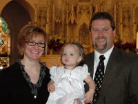 2007011019  Isabella Jones Baptism - Rock Island, IL : Deanna DeBoey,Darla Hagberg,Ted Poprocki