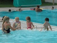 2007 08 03 Darla & Angela at Moline Swimming Pool