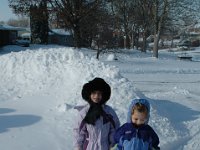 2009011016 Angela & Isabella Jones - January Winter time - Moline IL