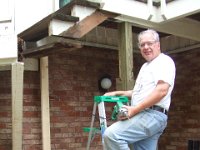 2009083002 Darrel Working on the Deck - Moline IL : Betty Hagberg,Darrel Hagberg