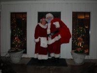 2009126030 Darrel & Betty Hagberg Family - Christmas Eve - Moline IL : Moline IL, Christmas Eve : Santa Claus,Mrs Claus