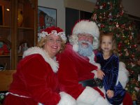 2009126047 Darrel & Betty Hagberg Family - Christmas Eve - Moline IL : Moline IL, Christmas Eve : Santa Claus,Mrs Claus,Isabella Jones