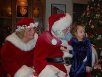 2009126049 Darrel & Betty Hagberg Family - Christmas Eve - Moline IL : Moline IL, Christmas Eve : Santa Claus,Betty Hagberg,Isabella Jones