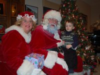 2009126052 Darrel & Betty Hagberg Family - Christmas Eve - Moline IL : Moline IL, Christmas Eve : Santa Claus,Mrs Claus,Alexander Jones