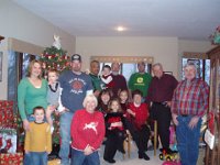 2009126925  Darrel & Betty Hagberg Family - Christmas Day - Moline IL : Moline IL, Christmas Day