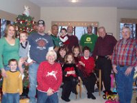 2009126925a 4x6 Darrel & Betty Hagberg Family - Christmas Day - Moline IL : Moline IL, Christmas Day : Ryan Vermuelen