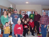 2009126926a 4x6 Darrel & Betty Hagberg Family - Christmas Day - Moline IL : Moline IL, Christmas Day