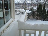 2011022001 Record Snow Fall at Hagberg Home - Moline IL : Angela Jones