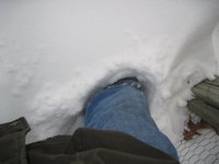 2011022012 Record Snow Fall at Hagberg Home - Moline IL