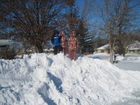 2011022015 Record Snow Fall at Hagberg Home - Moline IL