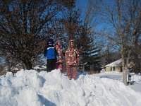 2011022016 Record Snow Fall at Hagberg Home - Moline IL