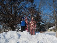 2011022016a 4x6 Record Snow Fall at Hagberg Home - Moline IL