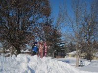 2011022017 Record Snow Fall at Hagberg Home - Moline IL