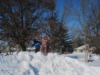 2011022018 Record Snow Fall at Hagberg Home - Moline IL