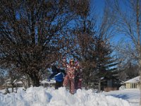 2011022018a 4x6 Record Snow Fall at Hagberg Home - Moline IL