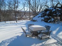 2011022041  Angela-Bella-Alex Jones-Record Snow Fall at Hagberg Home - Moline IL