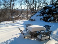 2011022042  Angela-Bella-Alex Jones-Record Snow Fall at Hagberg Home - Moline IL
