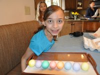 2014044439 Angela-Isabella-Alexander Jones Painting Easter Eggs - Moline IL