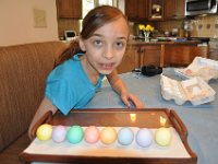 2014044440 Angela-Isabella-Alexander Jones Painting Easter Eggs - Moline IL