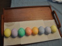 2014044442 Angela-Isabella-Alexander Jones Painting Easter Eggs - Moline IL