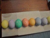 2014044443 Angela-Isabella-Alexander Jones Painting Easter Eggs - Moline IL