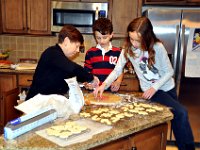2014126006 Angela Isabella Alexander Jones making Cookies for Christmas