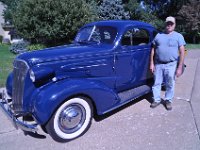 2015081010 Bill McLaughlin with Old Chevy-Moline IL
