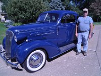 2015081011 Bill McLaughlin with Old Chevy-Moline IL