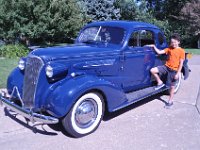 2015081017 Bill McLaughlin with Old Chevy-Moline IL