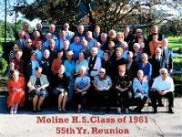 2016092001Moline High School Class of 1961 - 55th Reunion (Sep 9-11)