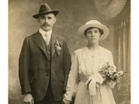 1917085001a 4x6 Louis and Veronica  Decoene DeCastecker - Wedding - East Moline IL - Aug 24