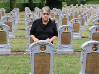 2009069501 Judy Waldorf at Remi Decoene Gravesite - Belgium