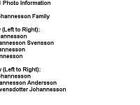 1906061001a  August Johannesson Family  - Name list